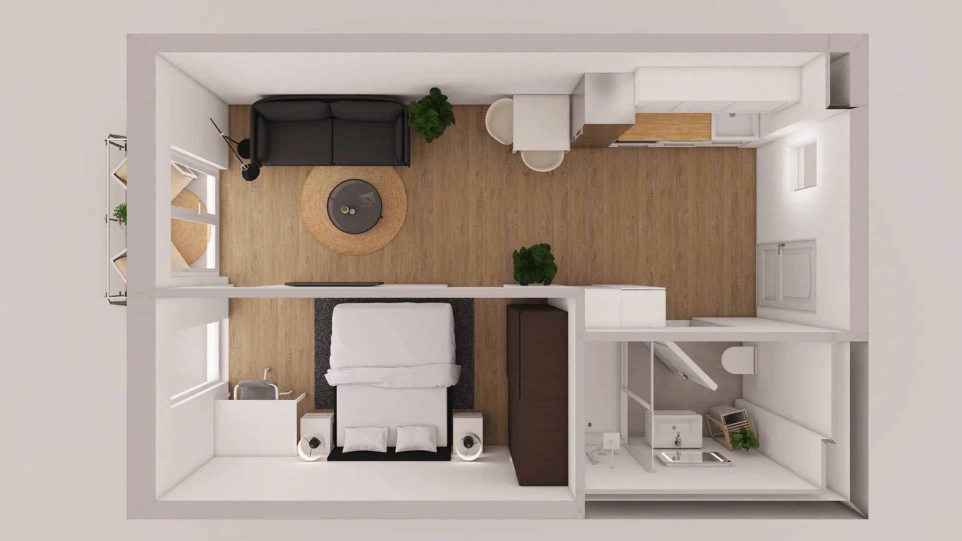 wohnung1-3D Grundriss wohnung1-3D Grundriss