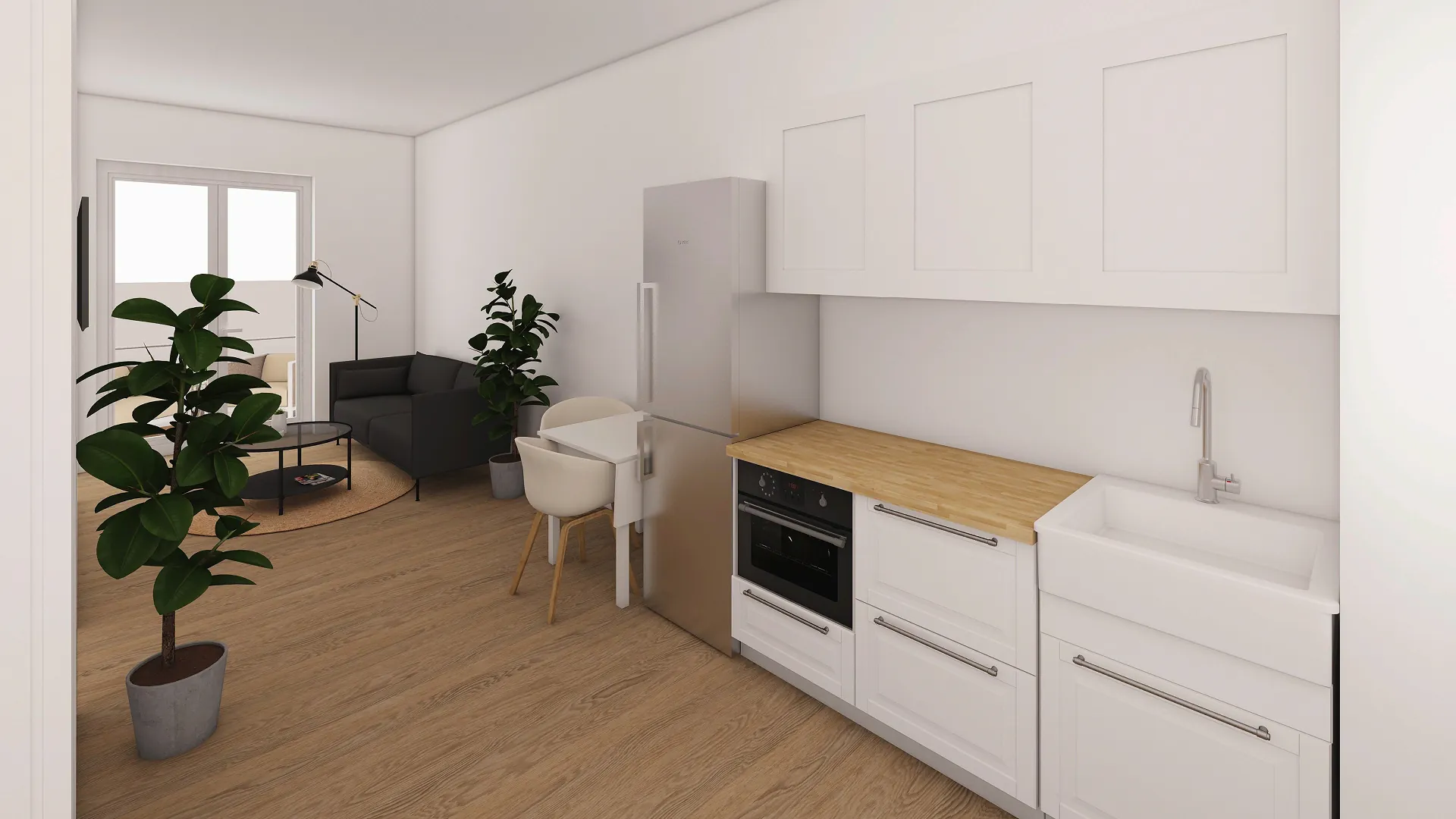 wohnung1-Wohn- und Essbereich