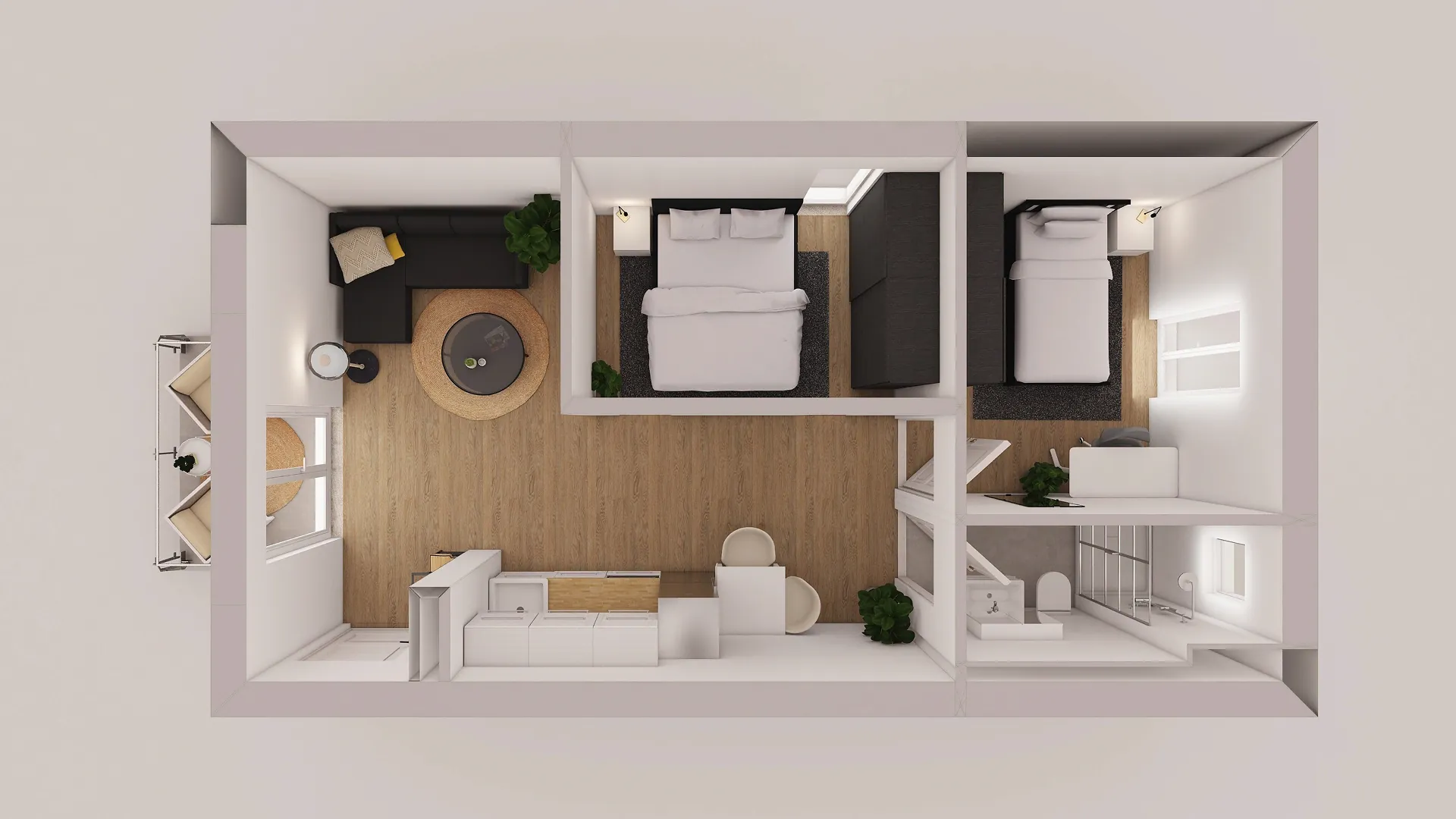 wohnung2-3D Grundriss wohnung2-3D Grundriss