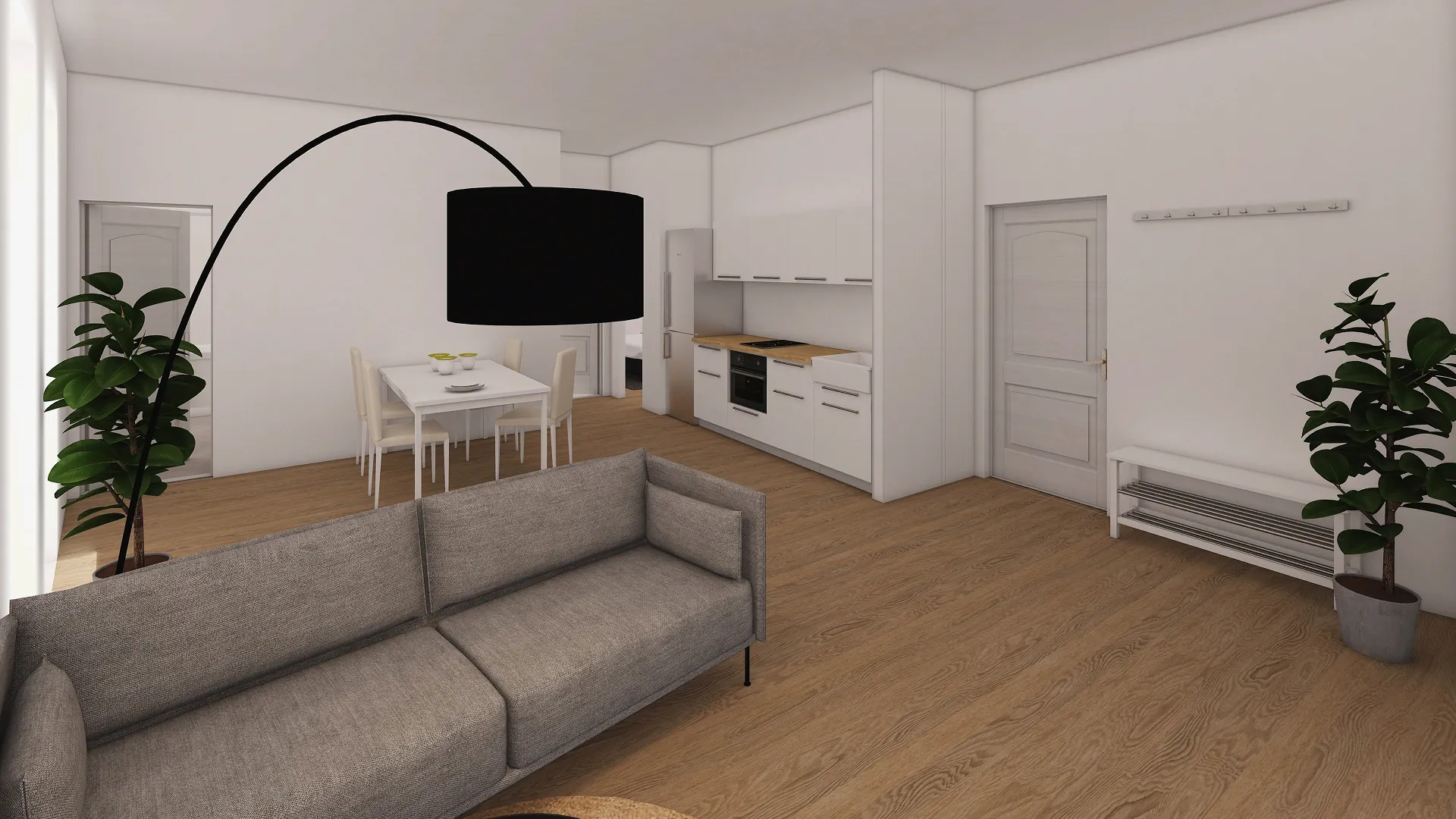 wohnung3-Wohn- und Essbereich von vorne